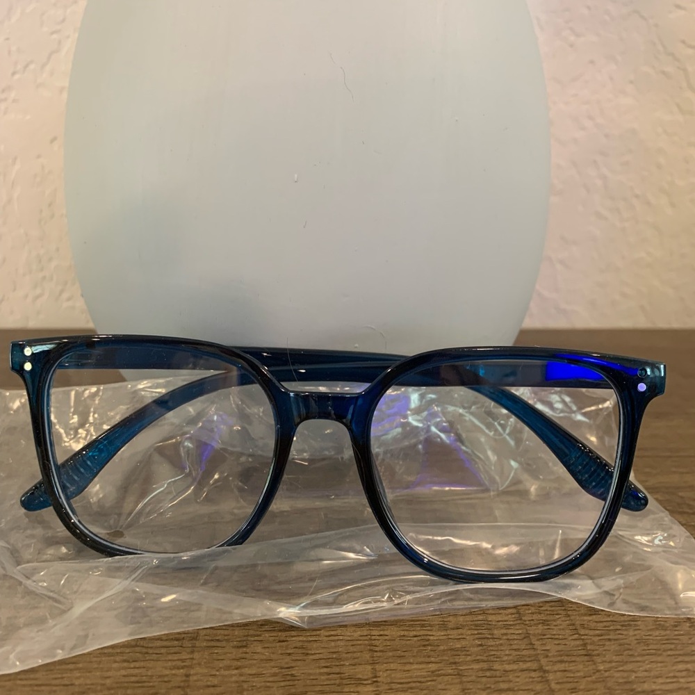 Blue Square Frame Blue Light Glasses